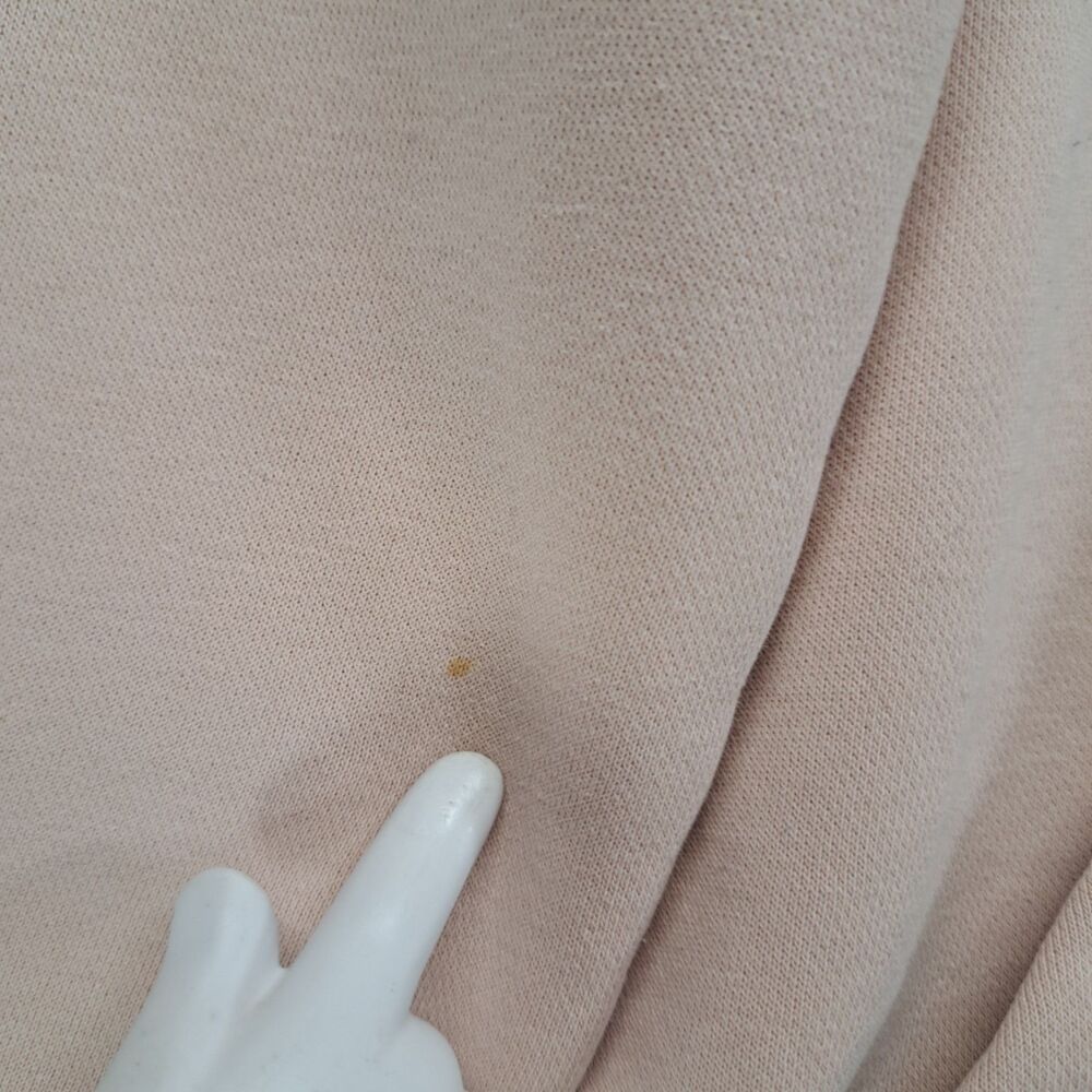 Carhartt Womens Medium Relaxed Fit Hoodie Sweatshirt Dusty Pink Sleeve Logo - Picture 8 of 14
